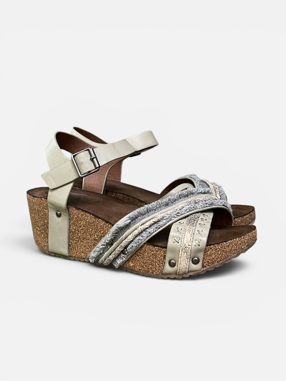 Boutique by Corkys Lincoln Wedge Sandal Size 7